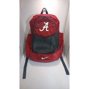 Nike Max Air Atlanta Braves Backpack Red Black